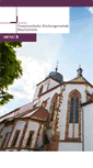 Mobile Screenshot of evkirche-wachenheim.de