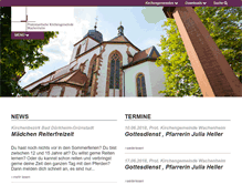 Tablet Screenshot of evkirche-wachenheim.de